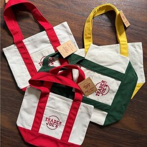 Trader Joe's Canvas Tote Bags